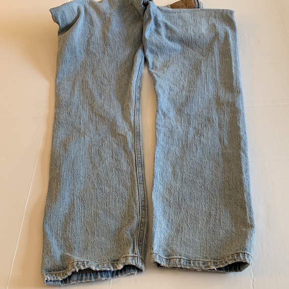 AEROPOSTALE. Blue denim jeans, distressed/rough look. Super high rise, s… - Picture 10 of 16